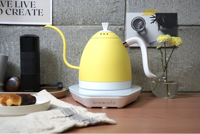 世界中のバリスタから支持されるドリップケトル、「brewista」から新色登場