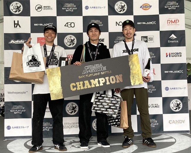 【BMX・フラットランド】佐々木元選手、荘司ゆう選手が「CHIMERA A-SIDE BMX FLATLAND BATTLE 2025」に出場し入賞いたしました。