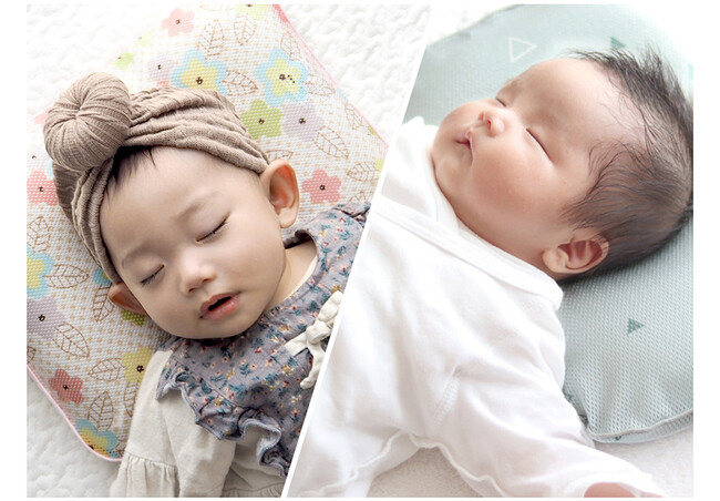 夏場の赤ちゃんケアの新常識：絶壁頭予防と熱中症対策を同時に叶える「ジオピロー」が楽天・Yahoo!でカテゴリー１位を獲得！