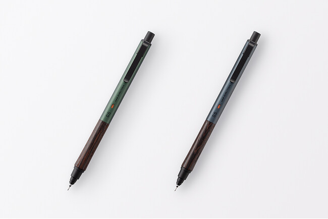 芯が回ってトガりつづけるシャープ『クルトガ』から初の木製グリップ軸　木のぬくもりと精緻なメタルが調和したモデル 『KURUTOGA Wood』3月21日（水）より順次店頭展開開始