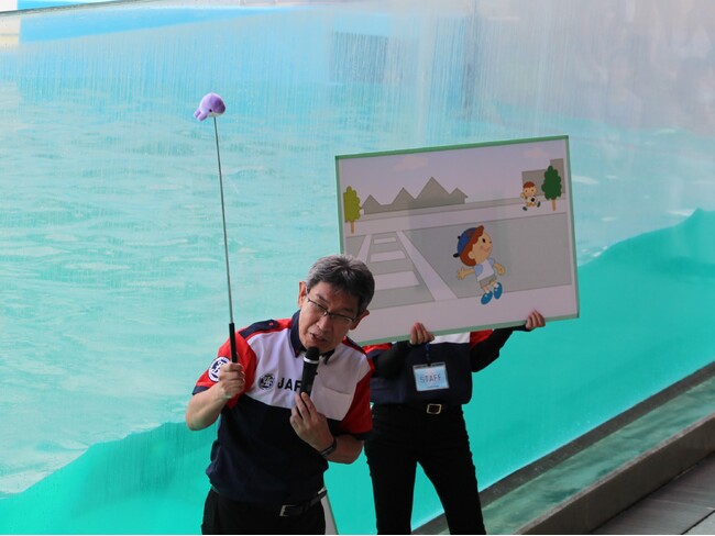 【JAF東京】しながわ水族館で交通ルールを学べるステージを開催します