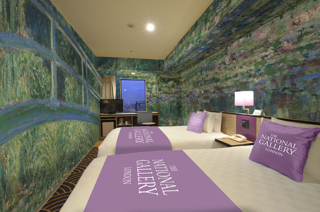 【サンシャインシティプリンスホテル】クロード・モネの印象派の世界を楽しむ、没入型“泊まれる美術館”コラボレーションイベント開催決定！