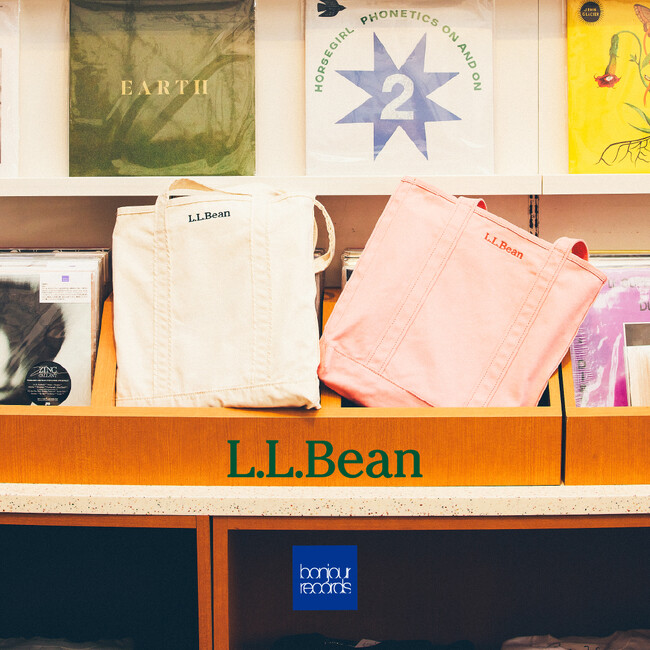 【bonjour records】L.L.Bean for bonjour records | Exclusive Record Tote Bag