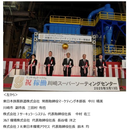 国内最大級のプラスチックリサイクル施設　　　　　　　　　　　　「Jサーキュラーシステム」本格稼動開始