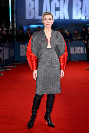 【ルイ・ヴィトン】ケイト・ブランシェット、ロンドンで開催された映画「Black Bag(原題)」上映会にルイ・ヴィトンを着用