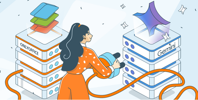 ONLYOFFICEがGoogle Gemini AIのサポートを追加