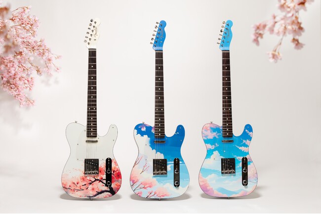 Fenderより、日本の春を奏でる”桜を纏った”エレキギターが登場！『Made in Japan Limited Sakura Telecaster(R)』2025年3月21日（金）より販売開始