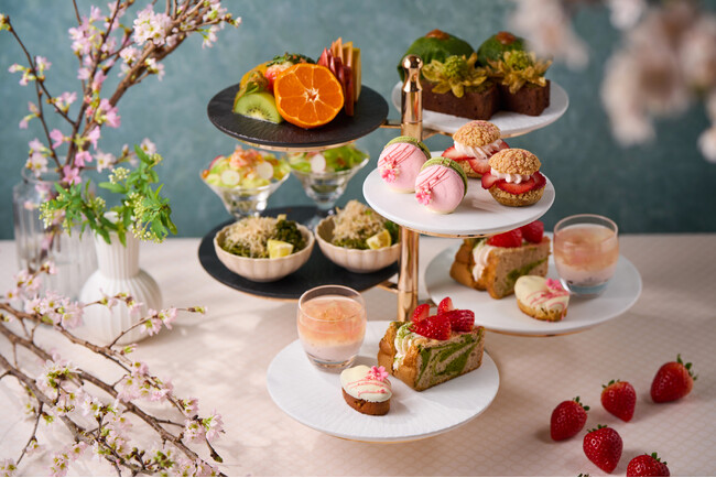 【桜と抹茶、旬の国産フルーツが彩る春スイーツ】国産青果の魅力を伝えるカフェ＆レストラン「DEK」にて「桜と抹茶のフルーツアフタヌーンティー」を開催