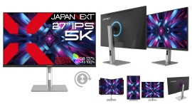 JAPANNEXTが27" IPSパネル DCI-P3:100%対応のプロフェッショナル用途に最適な5K液晶モニターを109,800円で3月14日(金)に発売 JAPANNEXTが27" IPSパネル DCI-P3:100%対応のプロフェッショナル用途に最適な5K液晶モニターを109,800円で3月14日(金)に発売