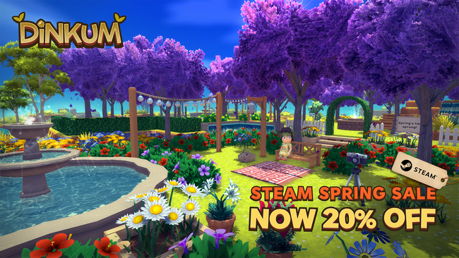 『Dinkum』、Steamのスプリングセールに参加!