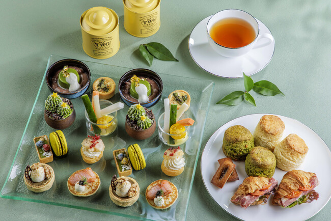 【ウェスティンホテル東京】「抹茶とほうじ茶のウィークデイ アフタヌーンティー」＆「抹茶とチョコレートのアフタヌーンティー」で新緑のガーデンとともに平日と週末で異なる“抹茶スイーツ”を堪能