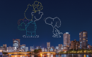 PEANUTS 75周年記念ドローンショー「Twinkling love with PEANUTS」イメージ(2) PEANUTS 75周年記念ドローンショー「Twinkling love with PEANUTS」イメージ(2)