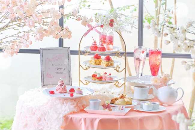 春爛漫！お花見気分を味わえるいちご尽くしのスイーツ洋風の桜餅を添えた“桜モンブラン”のスペシャルデザートもご用意『桜色のストロベリーアフタヌーンティー』全国5都市で期間限定販売
