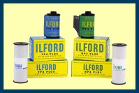 ILFORD(イルフォード)創業145周年を記念して限定生産されたレトロなデザインのHP5 PLUSとFP4 PLUS白黒フィルムを日本で出荷開始
