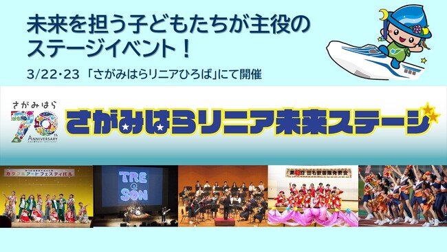 市制施行70周年記念「さがみはらリニア未来ステージ」を3月22日（土）・23日（日）に開催します