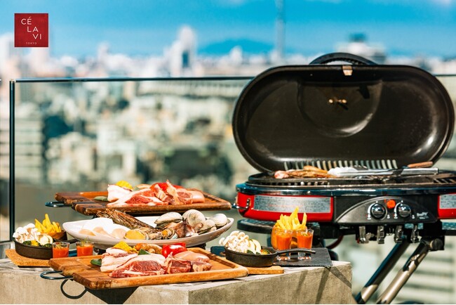 【CE LA VI TOKYO】渋谷の空を感じるBBQ天国！音楽と共存するルーフトップで楽しむ「SKY BBQ」がスタート