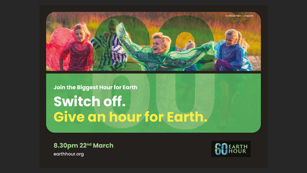 17社58ブランドの外食チェーン・ホテルと合同で「EARTH HOUR 2025」に参加します