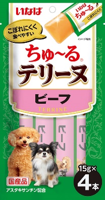 いなばペットフードわんちゃん向け新商品「ちゅ～るテリーヌ」のご紹介！