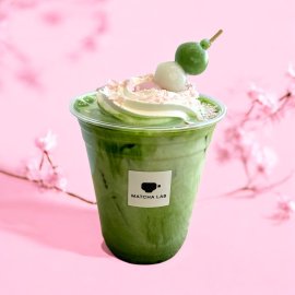 花見団子抹茶ラテ1 花見団子抹茶ラテ1
