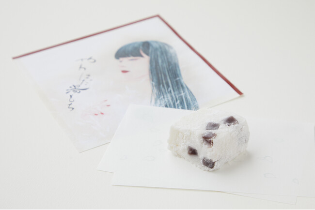 【五感で味わうアート】創業75年・箱根の和菓子屋「ちもと」の銘菓『湯もち』が日本画家とコラボ！温泉の湯上りの「やわはだ」を表現した新感覚の和菓子が新登場｜発売記念イベント4/12(土)開催決定