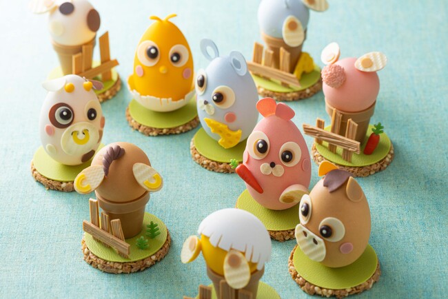「ザ・キャピトル イースター 2025」個性豊かな動物たちがキュートなイースターエッグ&パステルカラーのクッキーが登場
