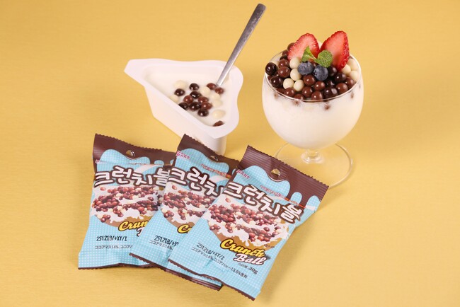 韓国で大人気のヨーグルトが再現できる「クランチボール」