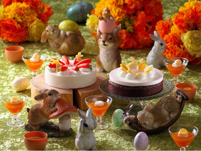 【ANAクラウンプラザホテル成田】4月14日(月)より1週間限定イースターイベント「HAPPY EASTER」開催。春らしい色合いが可愛いパティシエ特製スイーツも登場！