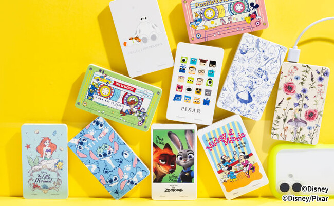 「ディズニー＆ピクサーキャラクター」新デザインの5000mAhモバイル充電器が10種類登場！