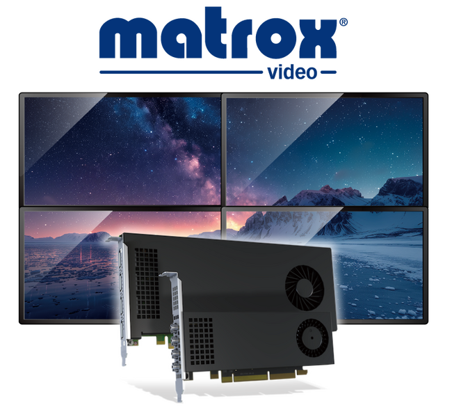 1枚で8K×2系統／4K×4系統出力、4枚連結で最大16面の大型ビデオウォールを実現する最新グラフィックボード