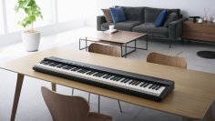本格的なピアノ・サウンド、スリムなデザインで気軽に楽しめる88鍵キーボードを発売