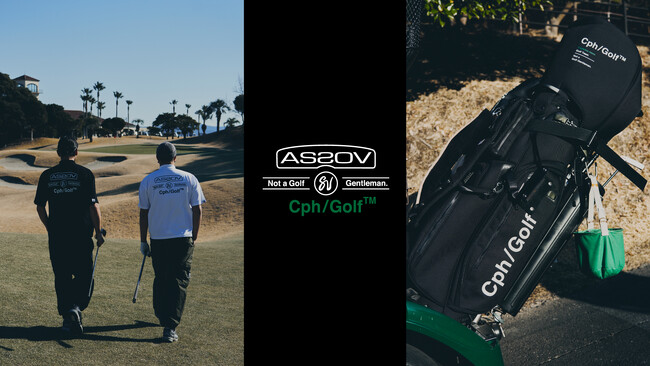 【AS2OV】Captains Helm Tokyoのゴルフライン「Cph/Golf(TM)️」とのコラボ