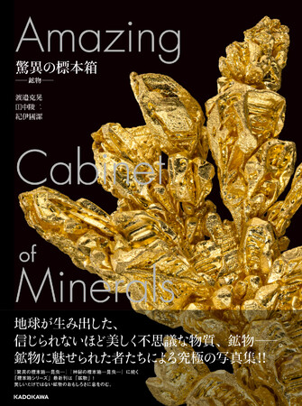 『驚異の標本箱 ー昆虫ー』『神秘の標本箱 ‐昆虫‐』に続く最新刊は「鉱物」。鉱物の超美麗写真集『驚異の標本箱 ‐鉱物‐』2025年3月19日（水）発売！