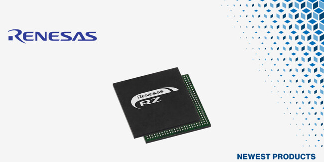 マウザー、Renesas Electronicsの9軸モーション制御　マイクロプロセッサ「RZ/T2H」の取り扱いを開始