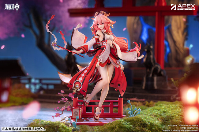 『原神』より、「八重神子・浮世笑百姿Ver. 」フィギュアが登場。あみあみにて予約受付中。