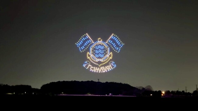 レッドクリフ、FC今治史上初のドローンショーをプロデュース!