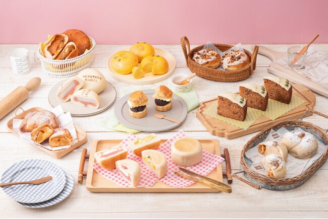 JR大宮駅「エキュート大宮/大宮 ノース」埼玉県のベーカリー・専門店10ショップが集結！「エキナカパンめぐり」開催!!　狭山茶や川越産さつまいもを使用したパン、話題の“めくるクロワッサン食パン”も！