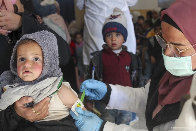 日本政府、シリアの最もぜい弱な子どもと女性を支援するため、UNICEFを通じた計800万米ドルの支援を実施