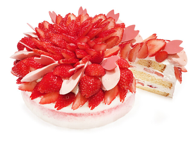 カフェコムサは毎月22日がショートケーキの日！3月は開花が待ち遠しい「桜のショートケーキ」が登場