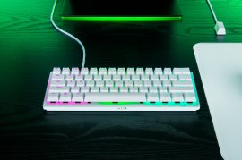 Razer Huntsman V3 Pro Mini (White Edition) キービジュアル Razer Huntsman V3 Pro Mini (White Edition) キービジュアル