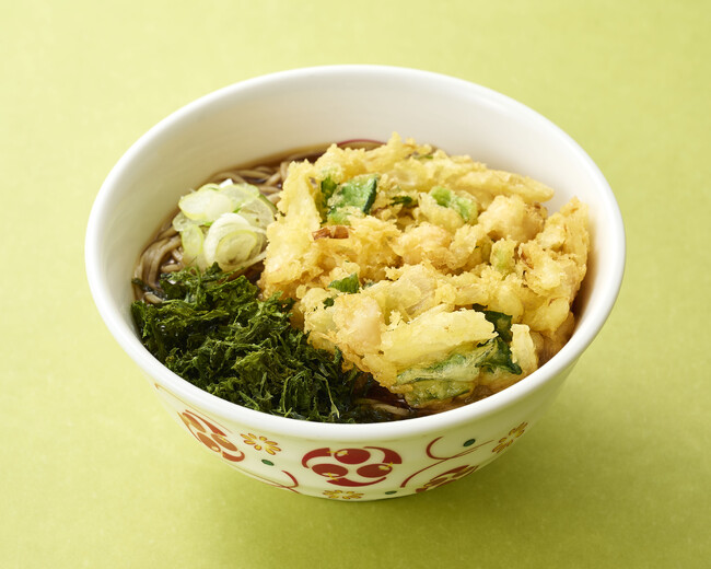 旨味豊かな小柱を使用した「国産海苔香る小柱のかき揚げそば」と「福島ミニソースカツ丼セット」を期間限定で3月27日（木）10時から発売！