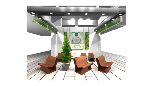 北千住マルイ1階に資源リサイクルによるレストスペースがオープン