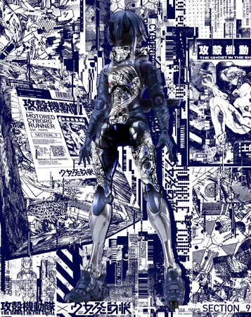 《士郎正宗の世界展》限定販売！AF_KURO&マックスファクトリーによるアクションフィギュアシリーズ『少女発動機 MOTORED CYBORG RUNNER』と『攻殻機動隊』のコラボ商品が登場！！