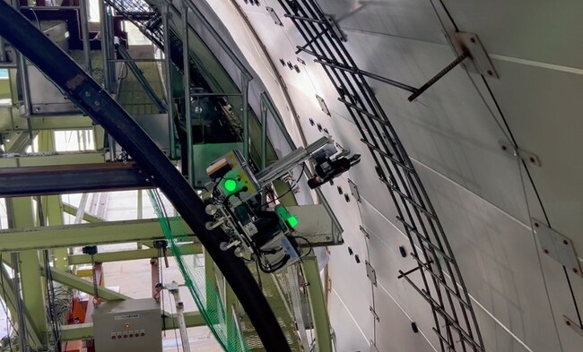 建ロボテックと大栄工機、トンネル覆工の鉄筋を自動で結束するロボットを共同開発