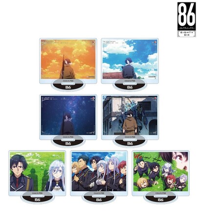 TVアニメ「８６―エイティシックス―」のトレーディング場面写アクリルスタンド、トレーディング場面写アクリルステッカーなどの受注を開始！！アニメ・漫画のオリジナルグッズを販売する「AMNIBUS」にて