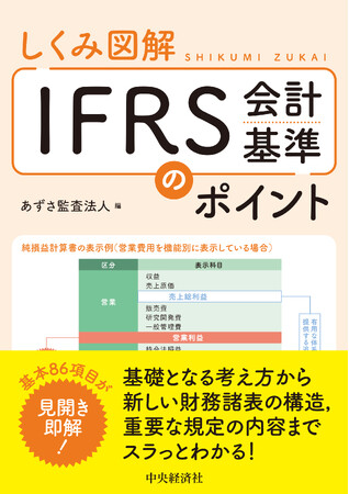 あずさ監査法人、書籍「しくみ図解 IFRS会計基準のポイント」を発行