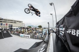 BMXフリースタイルパーク試合風景 1 BMXフリースタイルパーク試合風景 1