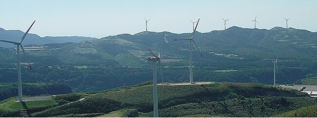 南大隅ウィンドファームの更新工事を開始しました