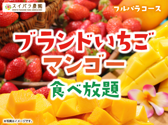 スイパラでいちごとマンゴーが食べ放題!3/31より「ブラントいちご&マンゴー食べ放題」を開催♪