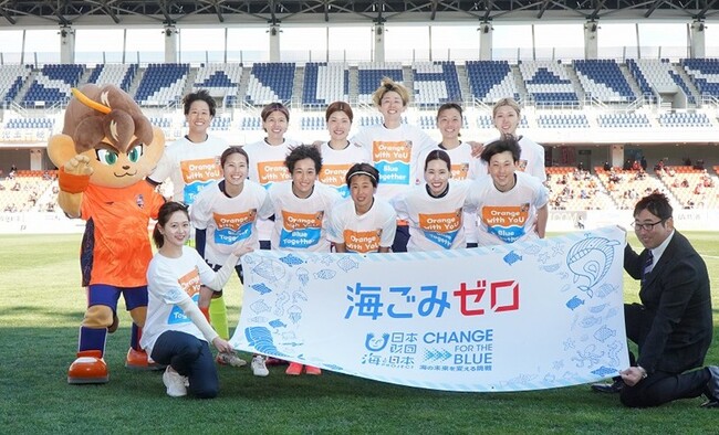 AC長野パルセイロと連携事業！スタジアムで回収したペットボトルを再生！オリジナルTシャツを作成しました。