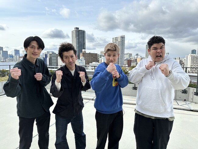 タイキックに誕生日ケーキ爆破！！野武士系漫才コンビ2組が平成の体を張ったドッキリ企画に挑戦！？